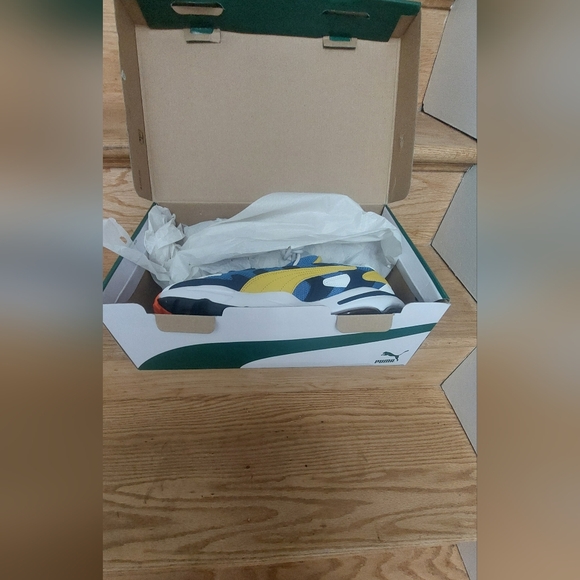 Puma Cell Alien OG Navy and Yellow Sneakers. - Picture 6 of 7